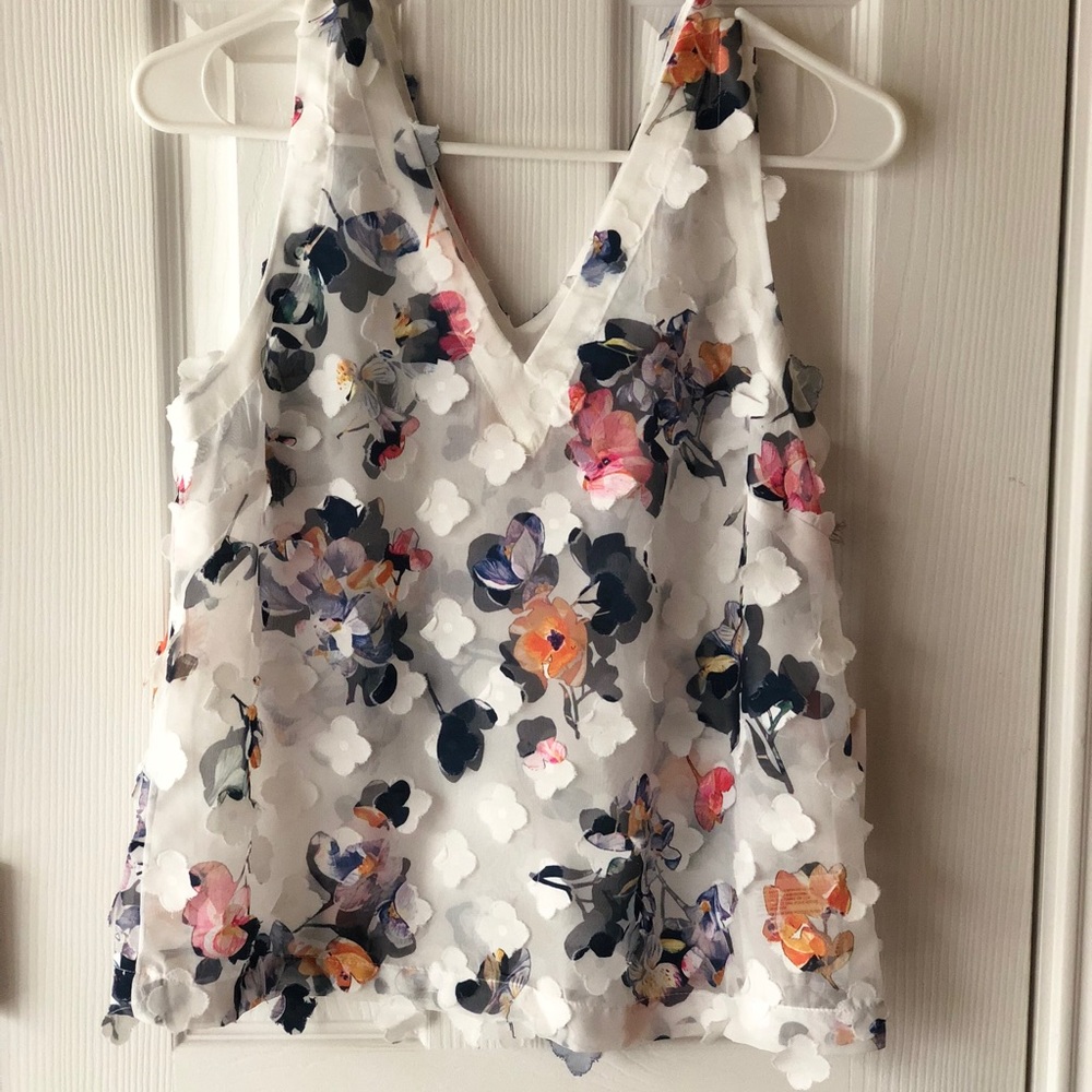 A New Day Sleeveless Chiffon blouse